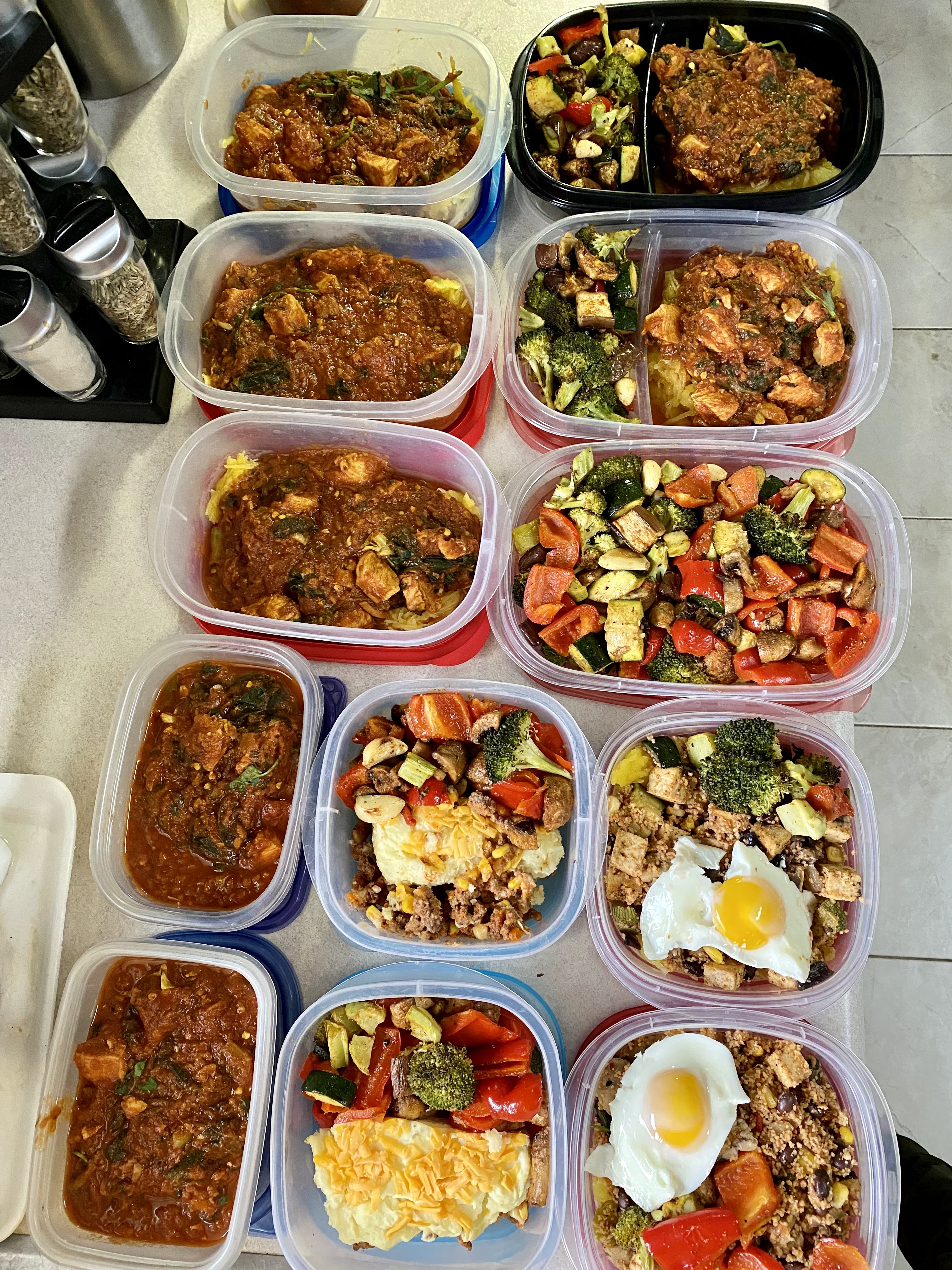 Meal prep by Kiana Gibson