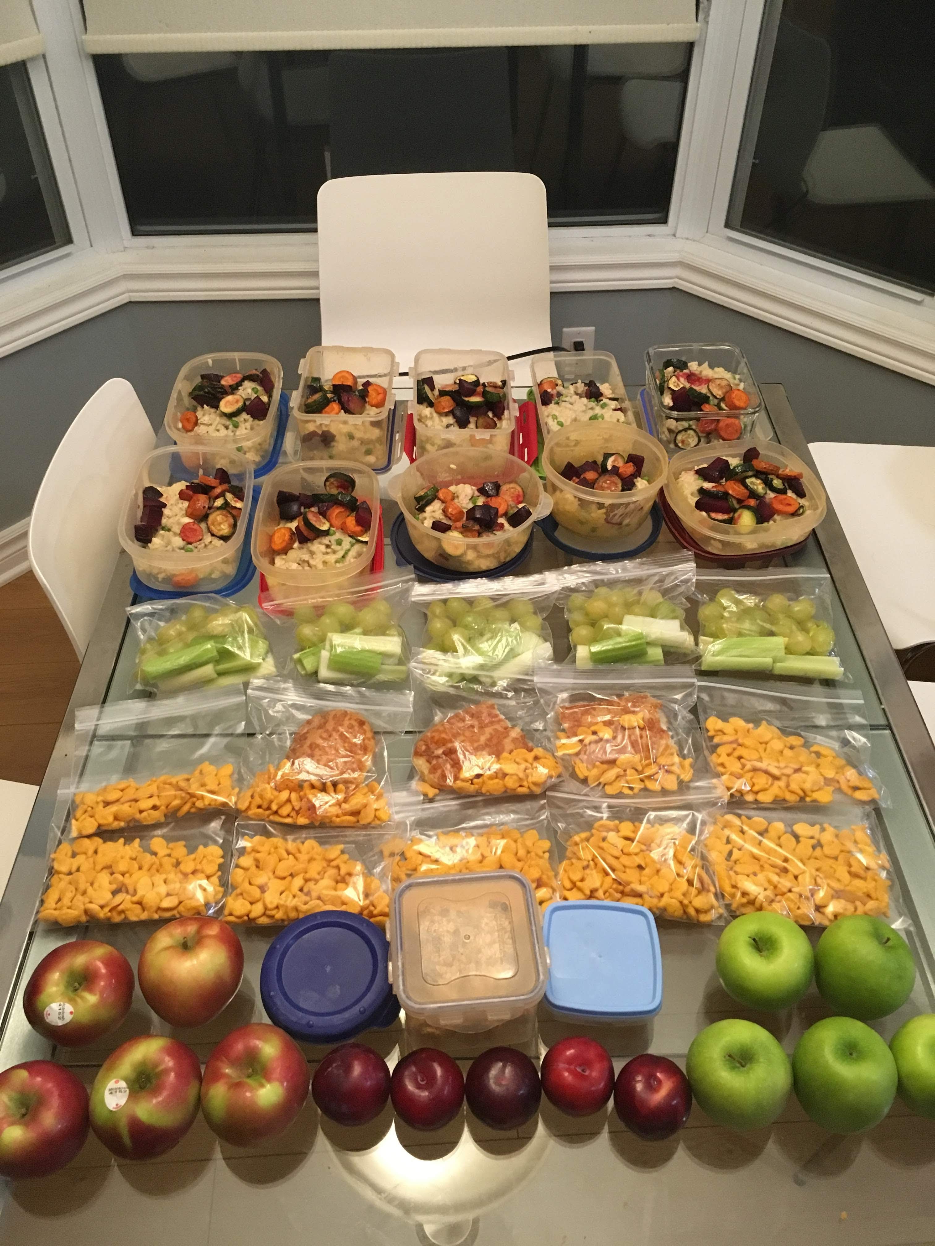 Meal prep by Kiana Gibson